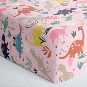 Little Sleepies Jurassic Jungle Fitted Crib Sheet